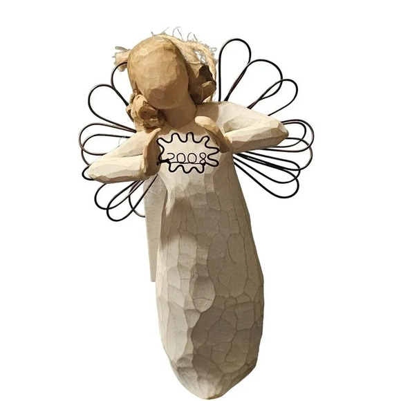 Willow Tree 2008 Demdaco 4 in Angel Christmas Ornament Figurine Susan Lordi  EUC - Picture 3 of 8